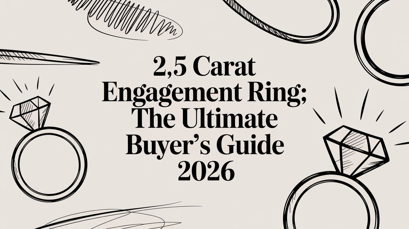 2.5 Carat Engagement Ring: The Ultimate Buyer's Guide 2026