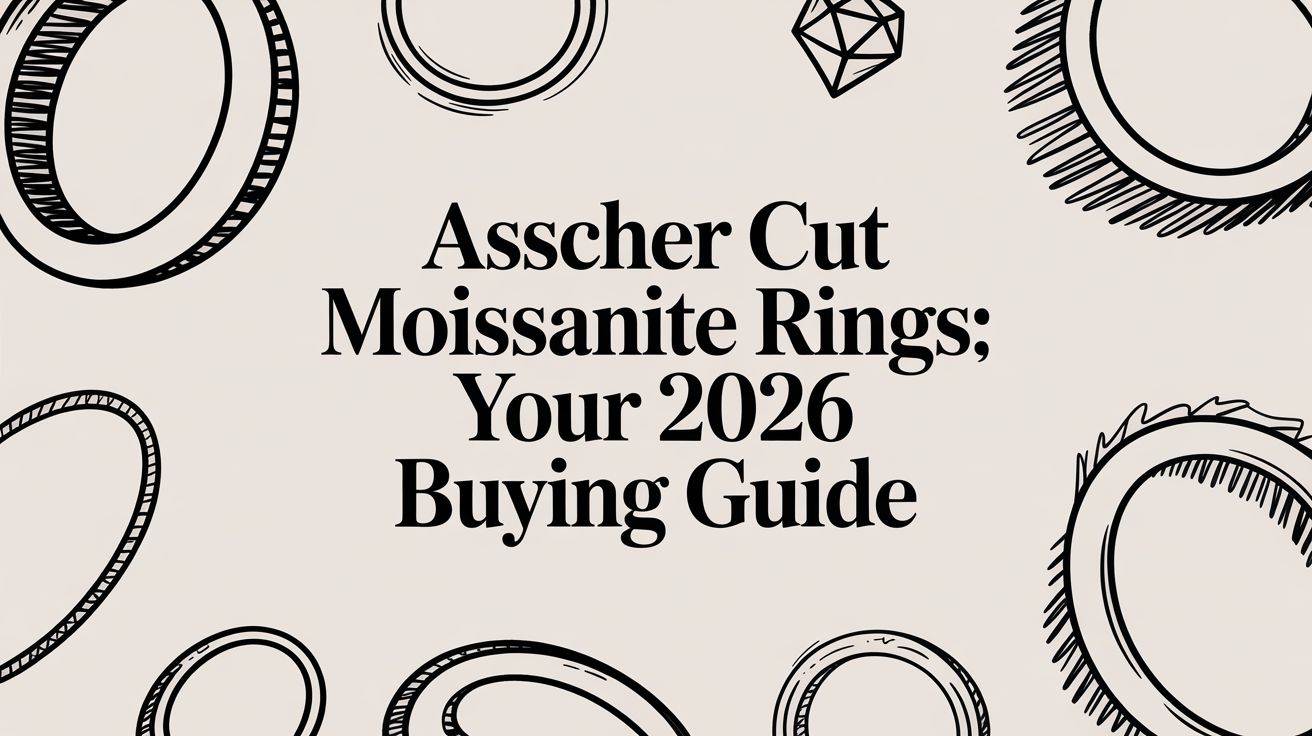Asscher Cut Moissanite Rings: Your 2026 Buying Guide