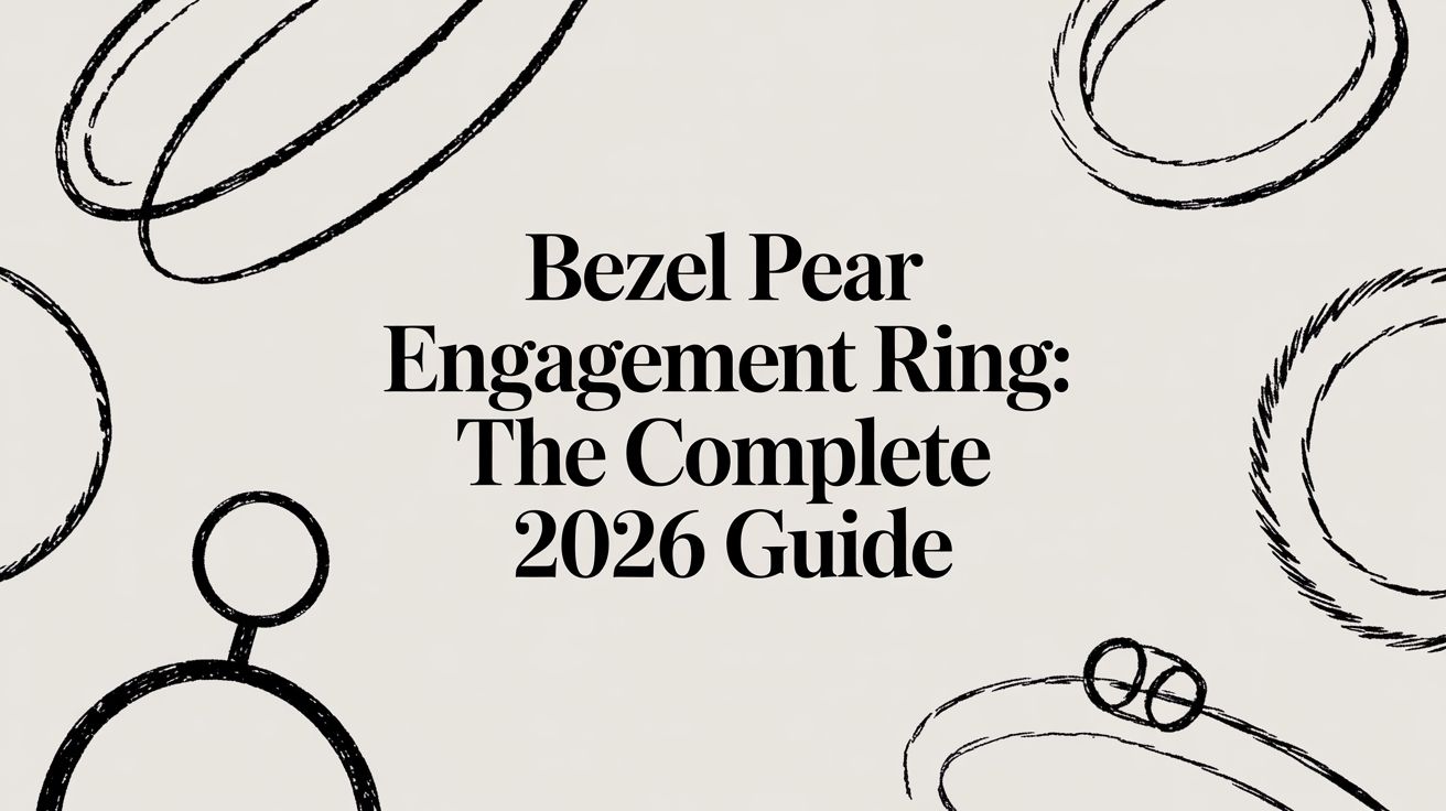Bezel Pear Engagement Ring: The Complete 2026 Guide
