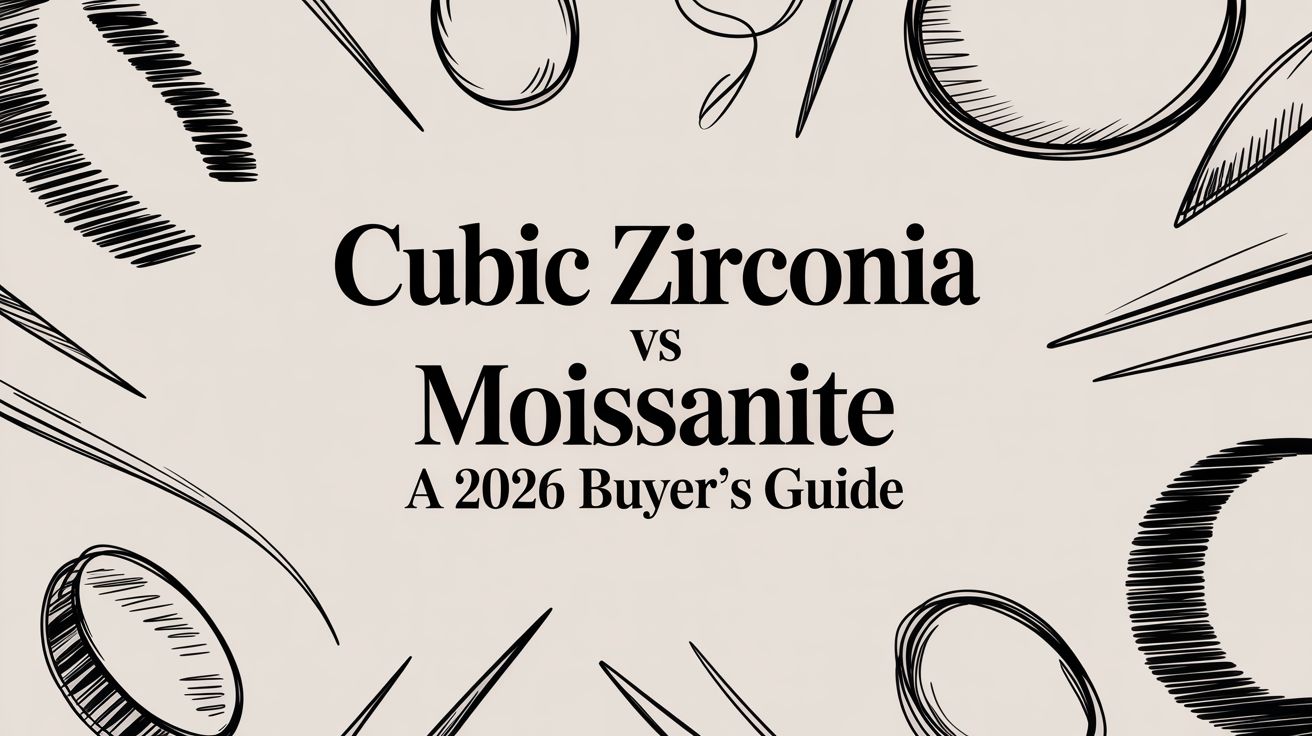 Cubic Zirconia Vs Moissanite a 2026 Buyer's Guide