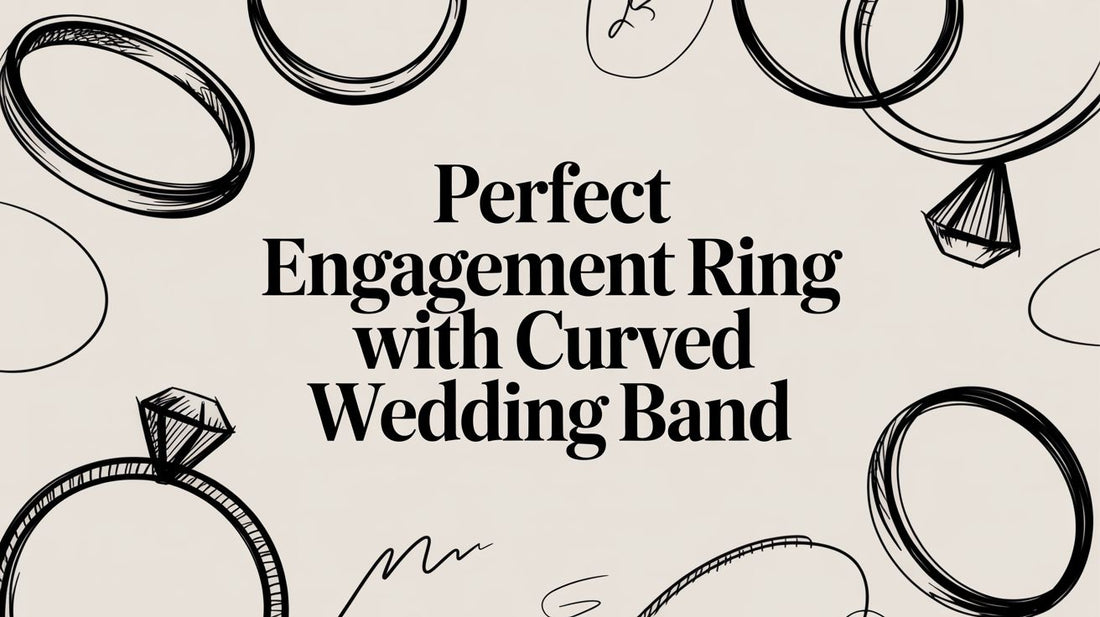 Perfect Engagement Ring with Curved Wedding Band
