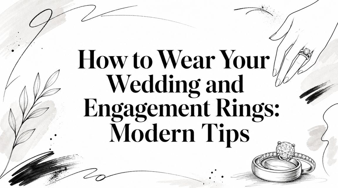 How to Wear Your Wedding and Engagement Rings: Modern Tips