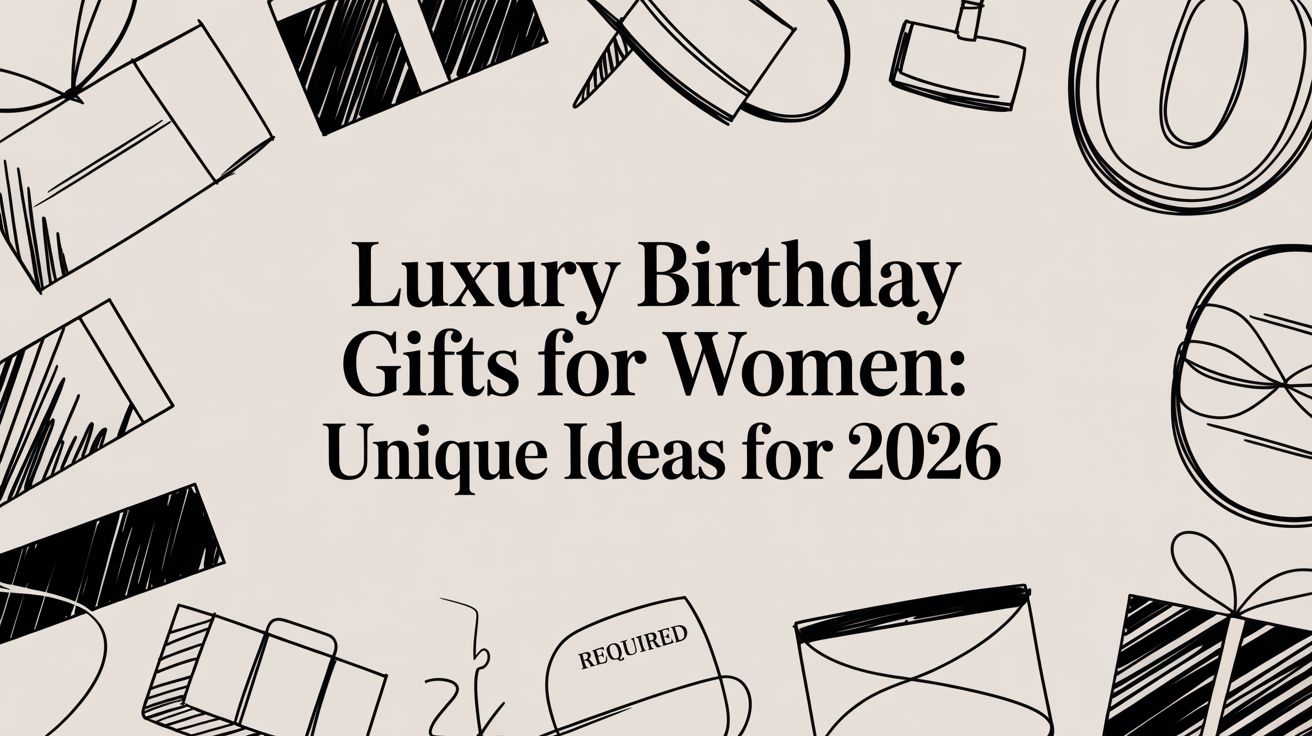 Luxury Birthday Gifts for Women: Unique Ideas for 2026