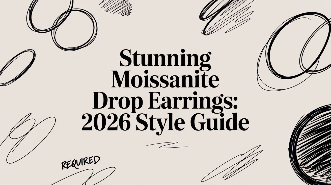 Stunning Moissanite Drop Earrings: 2026 Style Guide