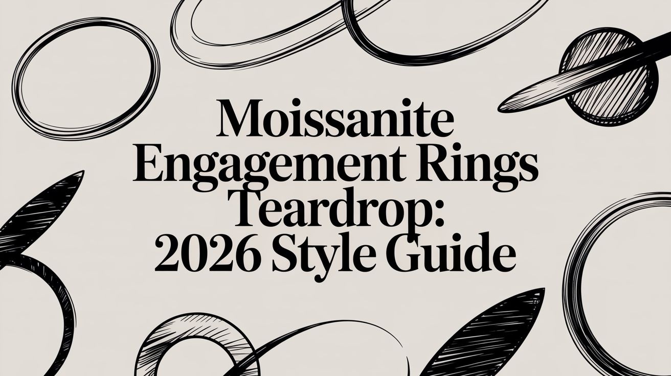 Moissanite Engagement Rings Teardrop: 2026 Style Guide
