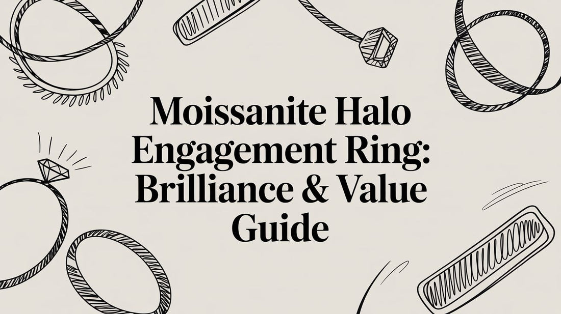 Moissanite Halo Engagement Ring: Brilliance & Value Guide