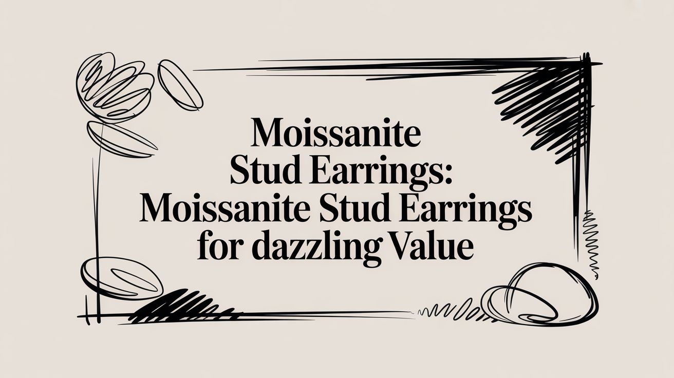 Moissanite Stud Earrings: moissanite stud earrings for dazzling value
