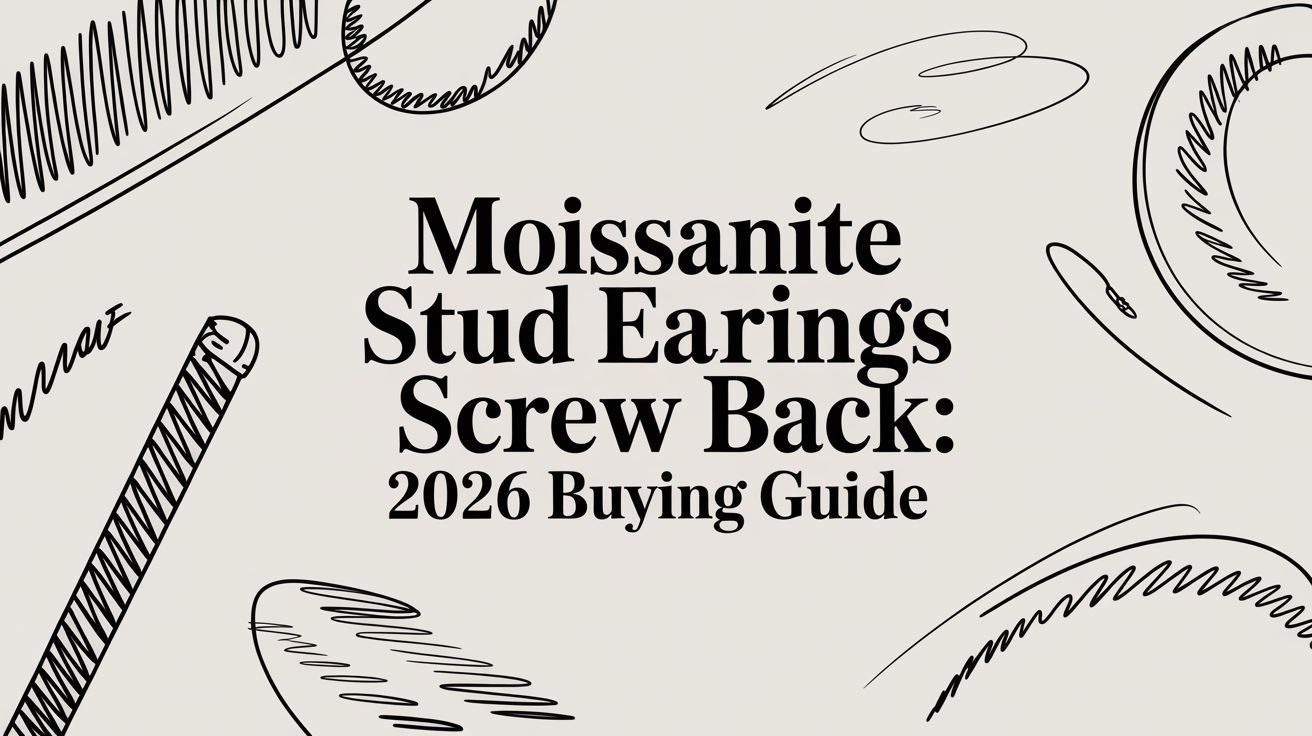 Moissanite Stud Earrings Screw Back: 2026 Buying Guide
