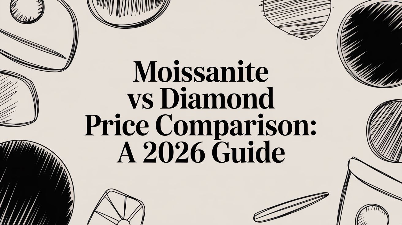 Moissanite vs Diamond Price Comparison: A 2026 Guide