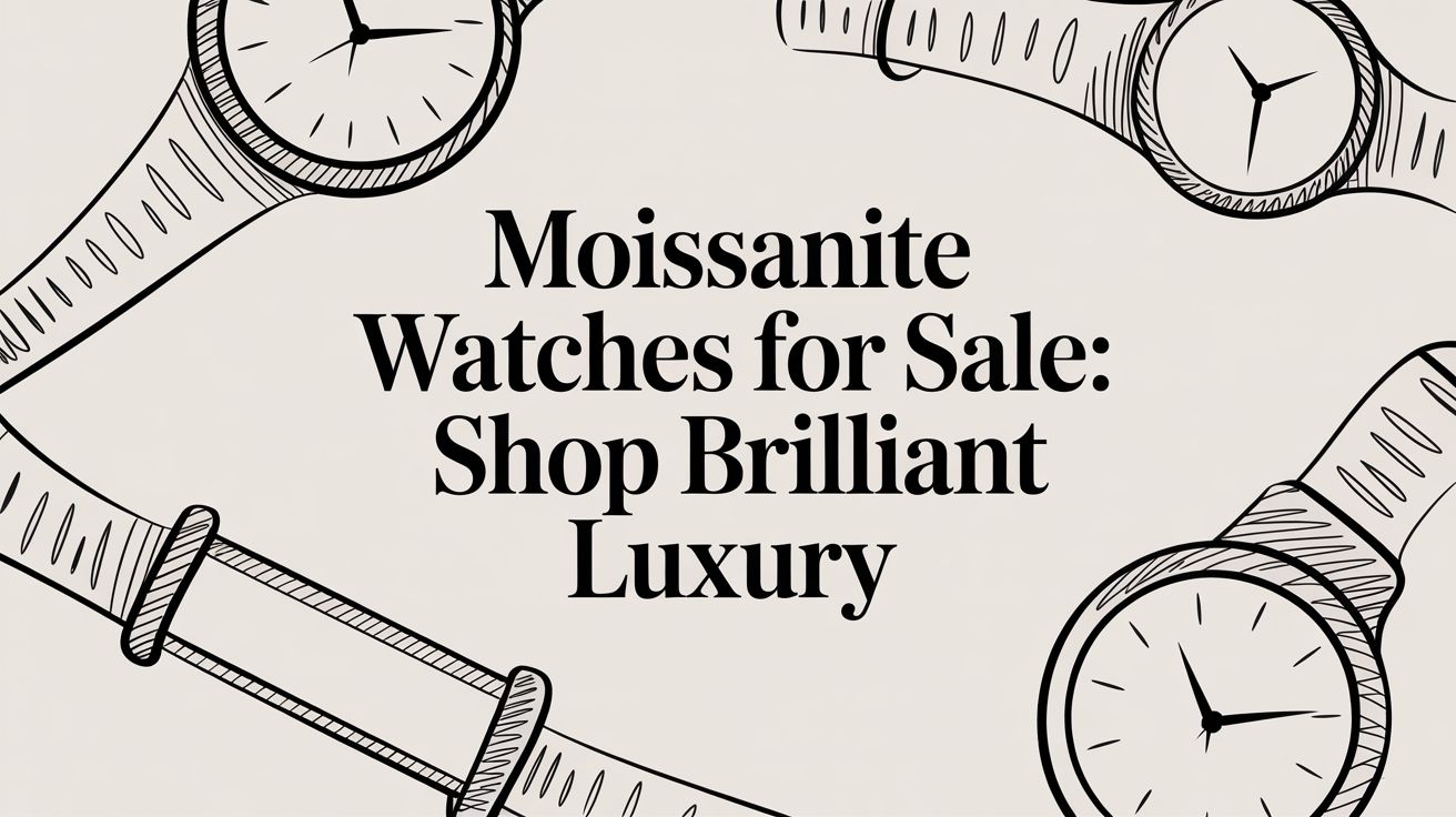Moissanite Watches for Sale: Shop Brilliant Luxury
