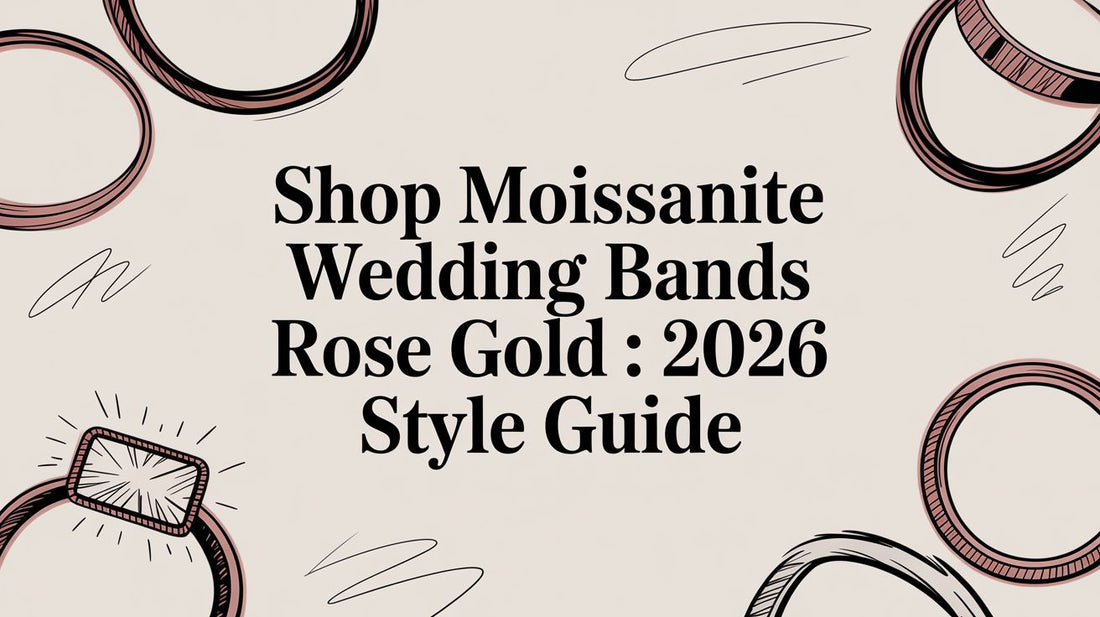 Shop Moissanite Wedding Bands Rose Gold: 2026 Style Guide