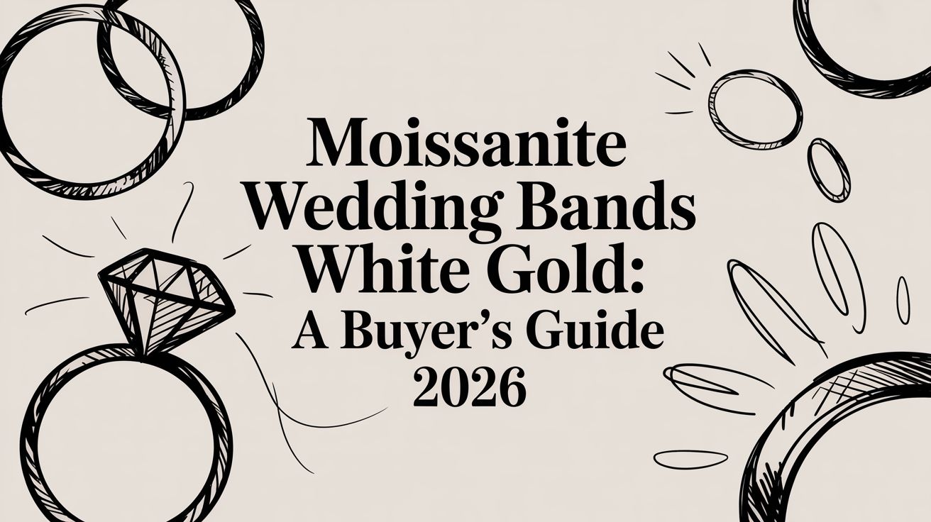 Moissanite Wedding Bands White Gold: A Buyer's Guide 2026