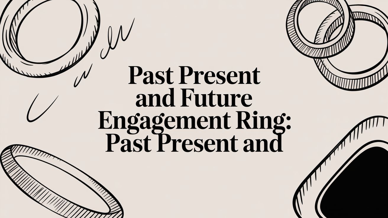 Past Present and Future Engagement Ring: Past Present And