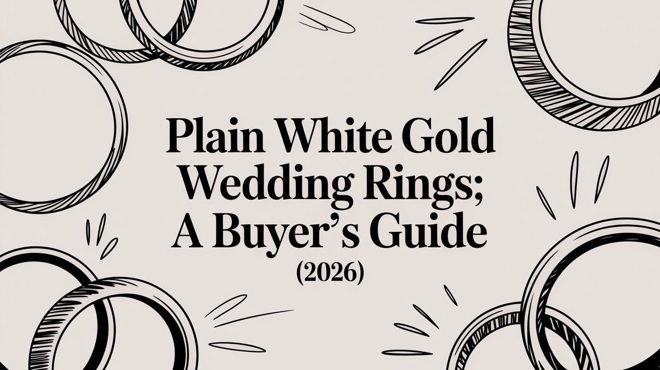 Plain White Gold Wedding Rings: A Buyer's Guide (2026)