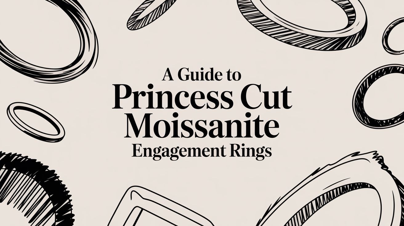A Guide to Princess Cut Moissanite Engagement Rings