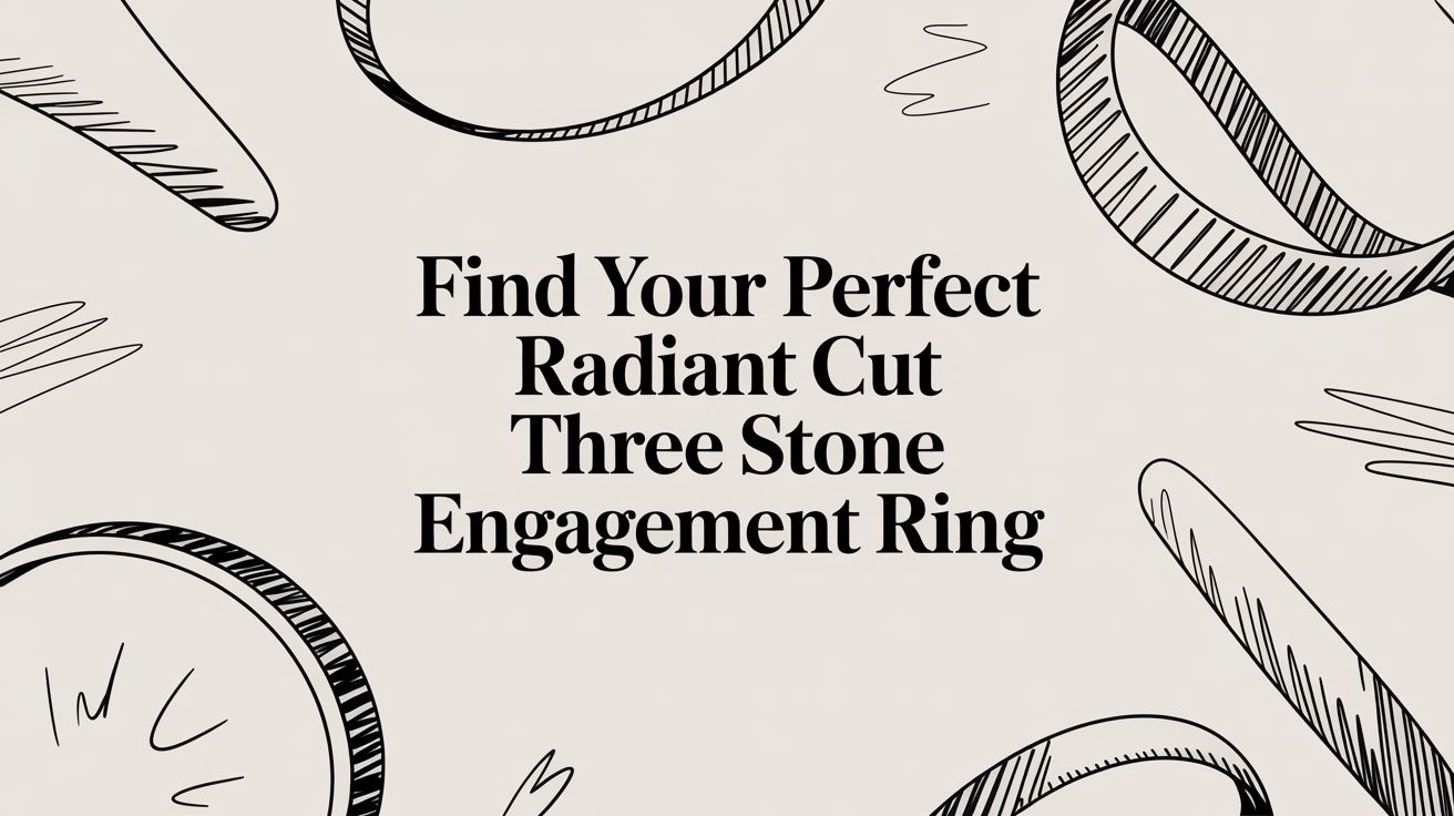 Find Your Perfect Radiant Cut Three Stone Engagement Ring