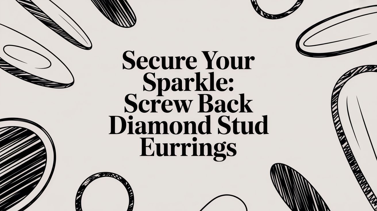 Secure Your Sparkle: Screw Back Diamond Stud Earrings
