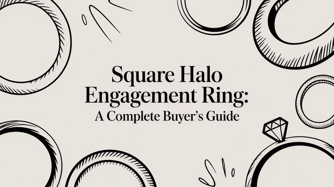 Square Halo Engagement Ring: A Complete Buyer's Guide