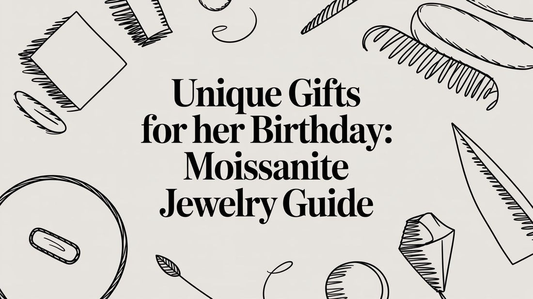 Unique Gifts for Her Birthday: Moissanite Jewelry Guide