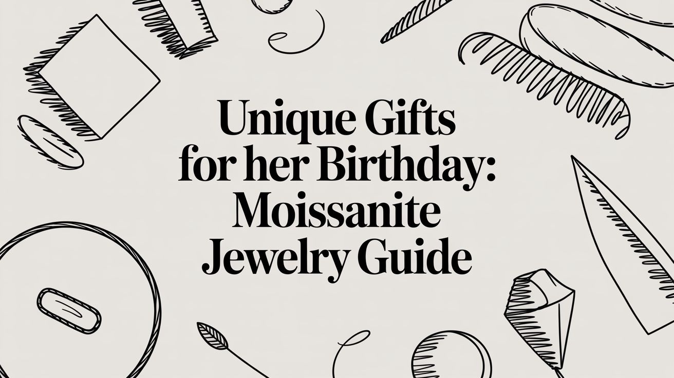 Unique Gifts for Her Birthday: Moissanite Jewelry Guide