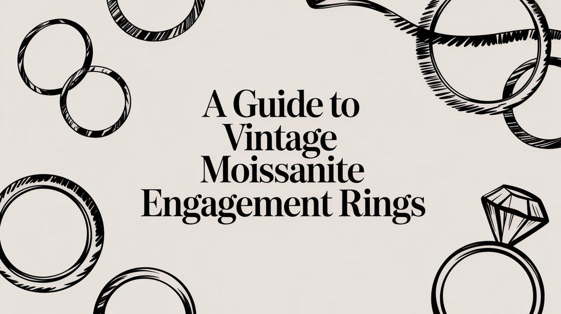 A Guide to Vintage Moissanite Engagement Rings