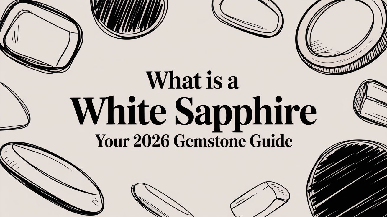 What Is a White Sapphire Your 2026 Gemstone Guide