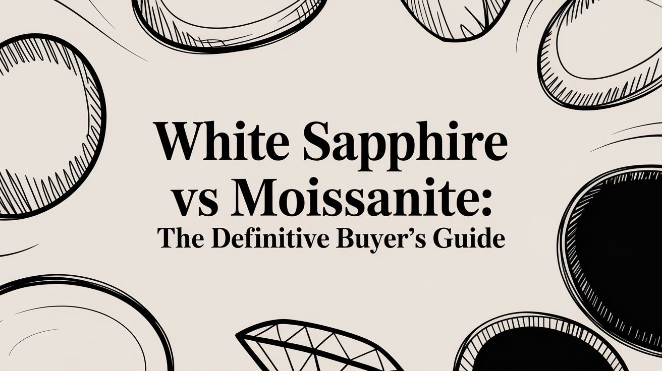 White Sapphire vs Moissanite: The Definitive Buyer's Guide