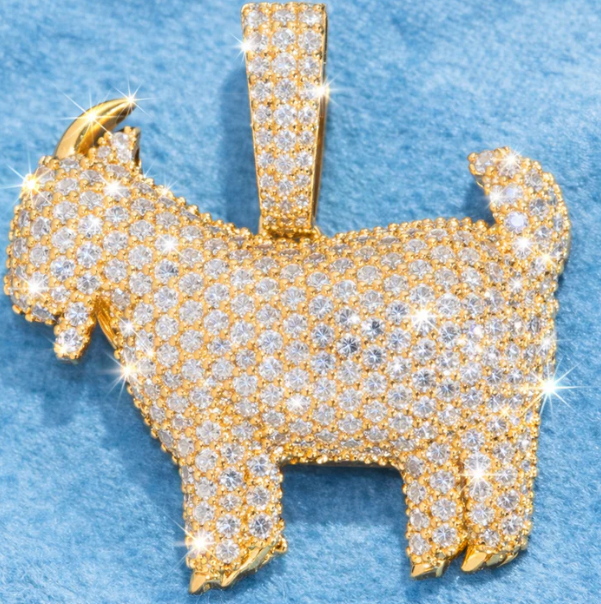 Goat - Diamond Pendant