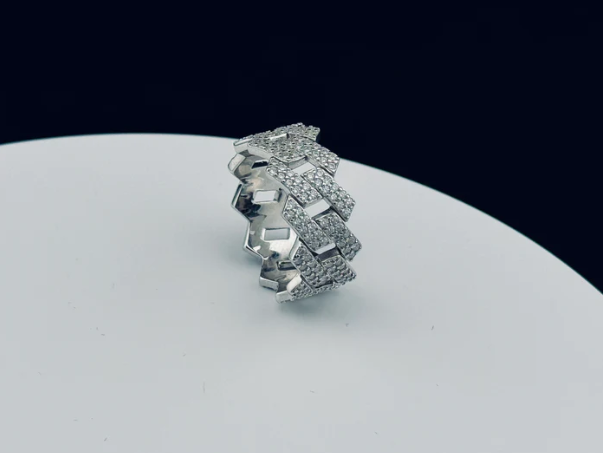 Cuban - Diamond Ring