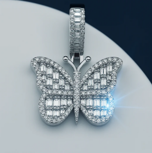 Butterfly -  Diamond Pendant